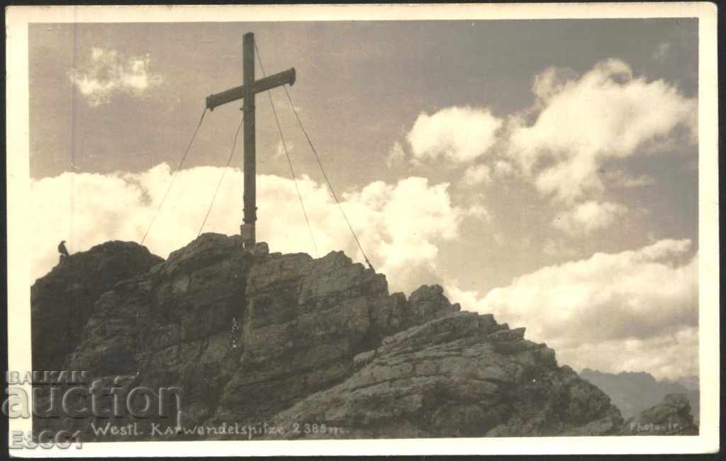 Пощенска картичка връх Западен Карвенделшпитце  от  Австрия