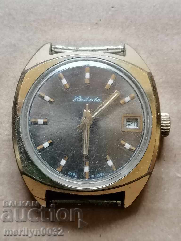 Wristwatch Rocket gilding 5 mick WORKS Wristwatch Rocket gilding 5 mick WORKS