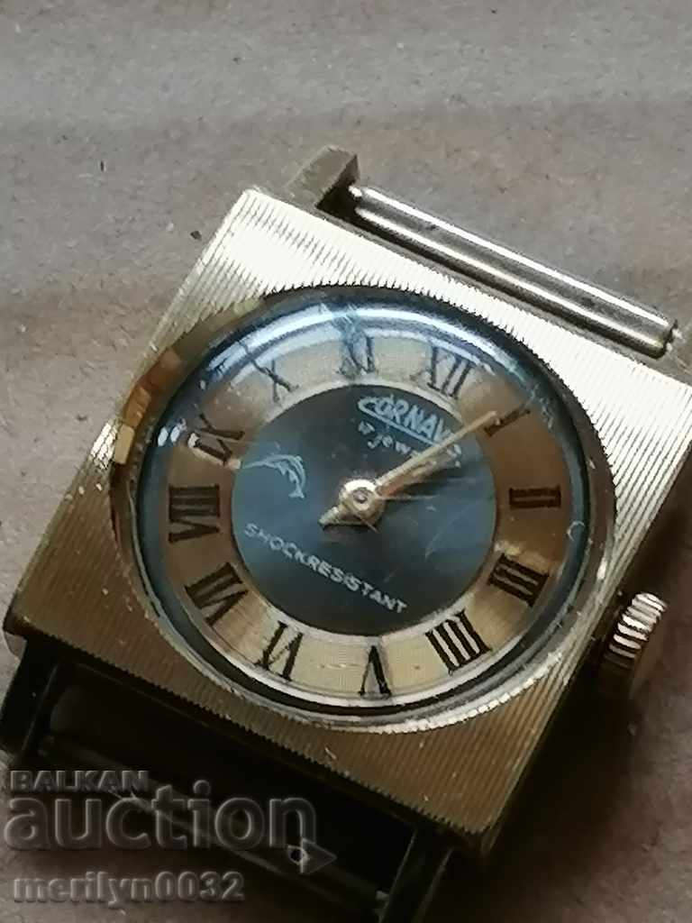 Auction Wristwatch Cornavin gilding 10 mick WORKS Auction Wristwatch Cornavin gilding 10 mick WORKS