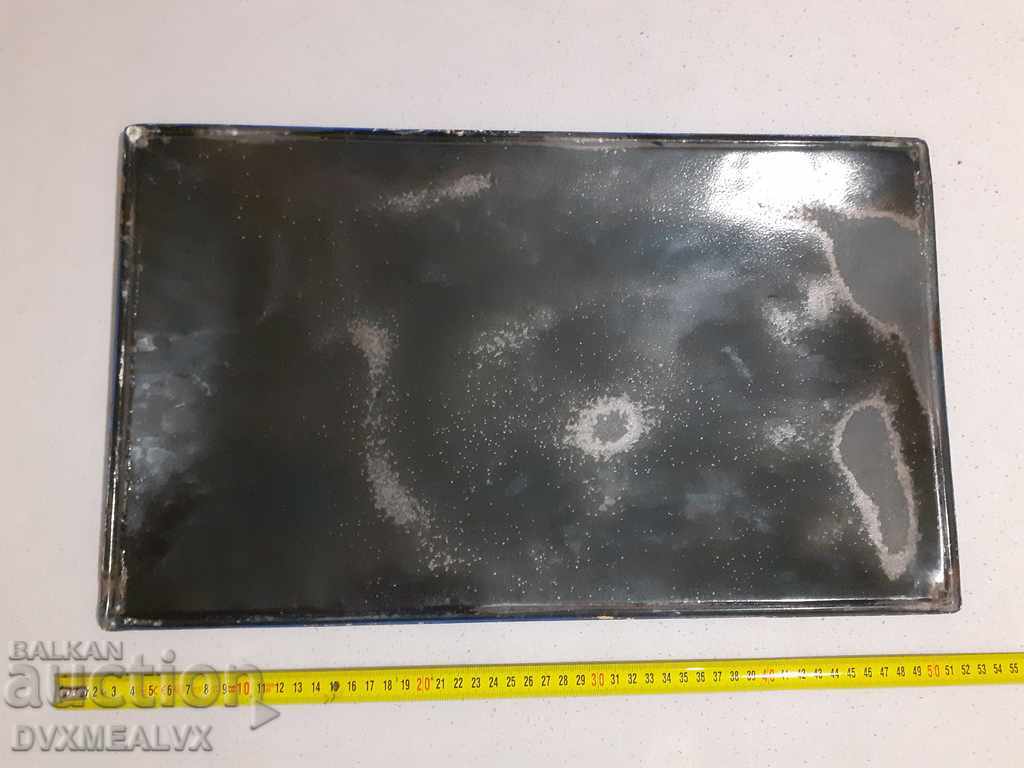 Placă mare emailată rară - 6 Placă mare emailată rară - 6