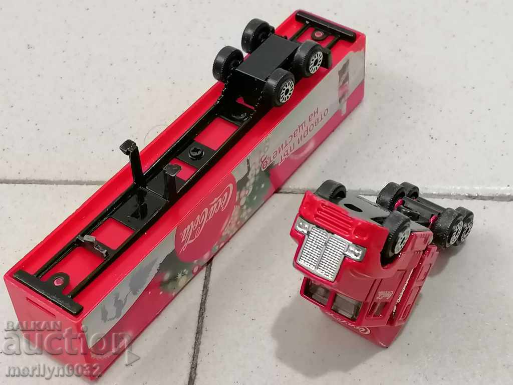 Delivery of Toy truck COCA COLA truck car Delivery of Toy truck COCA COLA truck car