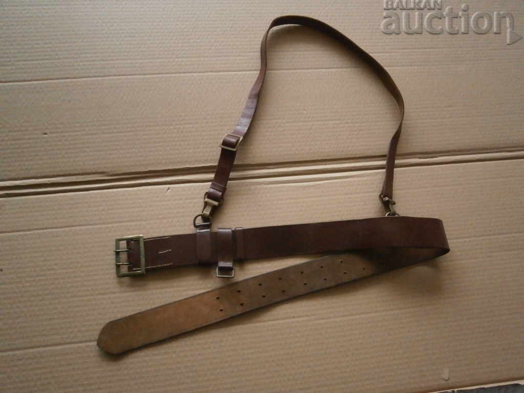 dark red officer's belt with protuberance - 5 dark red officer's belt with protuberance - 5