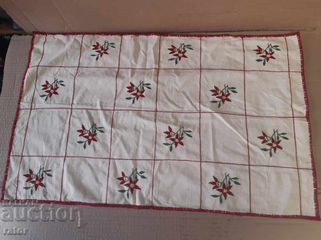 Hand embroidered carpets, tablecloths. Hand stitched with price 10.00 BGN | € 5.11 Hand embroidered carpets, tablecloths. Hand stitched with price 10.00 BGN | € 5.11