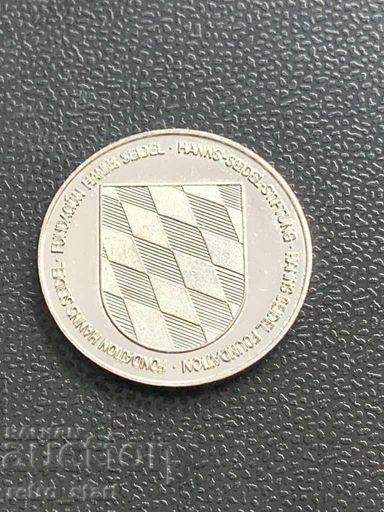 Delivery of German silver medal Delivery of German silver medal