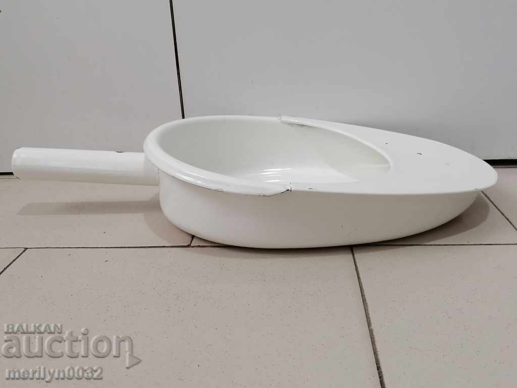 Licitație smalțului plosca veche a regimului socialist, oală, oală, smalțul Licitație smalțului plosca veche a regimului socialist, oală, oală, smalțul