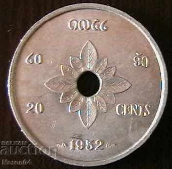 20 cents 1952, Laos