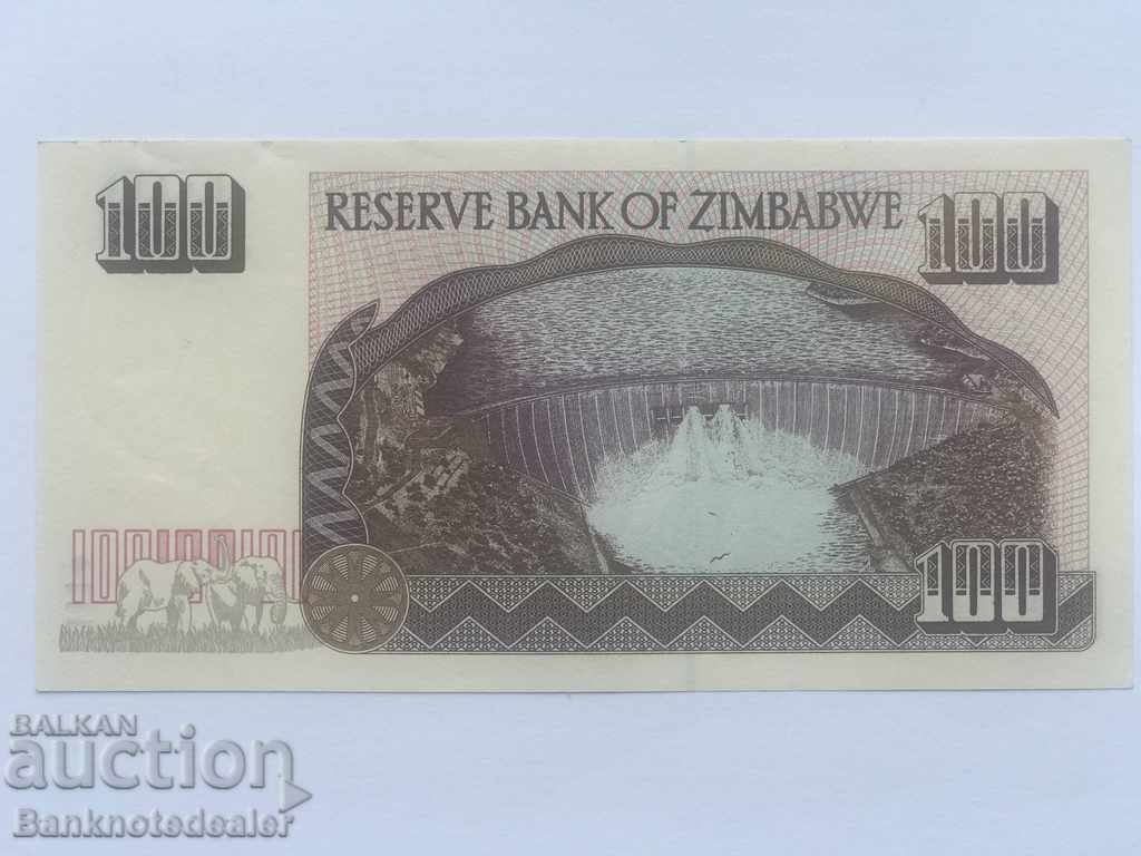 Zimbabwe 100 Dollars 1995 Pick 9 Ref 6136 Unc with price 10.00 BGN | € 5.11 Zimbabwe 100 Dollars 1995 Pick 9 Ref 6136 Unc with price 10.00 BGN | € 5.11