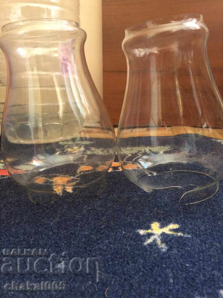 Glass from old German lanterns - 5 Glass from old German lanterns - 5