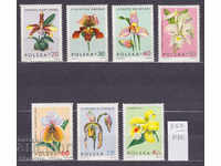 118K887 / Polonia 1965 Flora - floare de orhidee (**)
