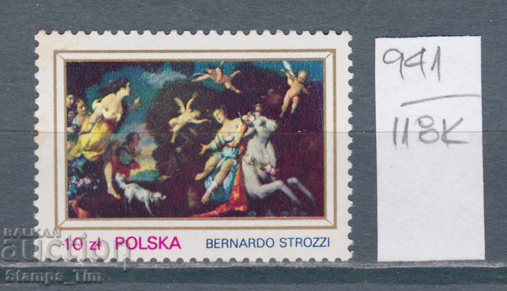 118K941 / Polonia 1979 Pictură artistică de Bernardo Strozzi (*)