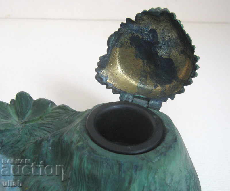 Auction 1920 Moses God's commandments inkwell Auction 1920 Moses God's commandments inkwell