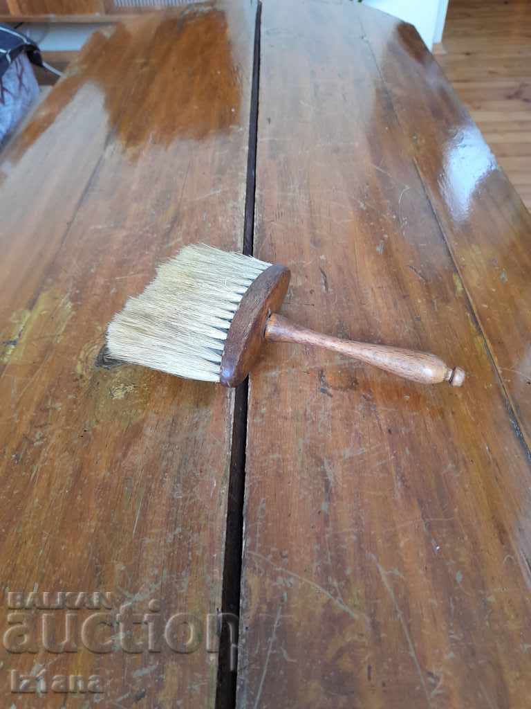 Old hairdressing brush