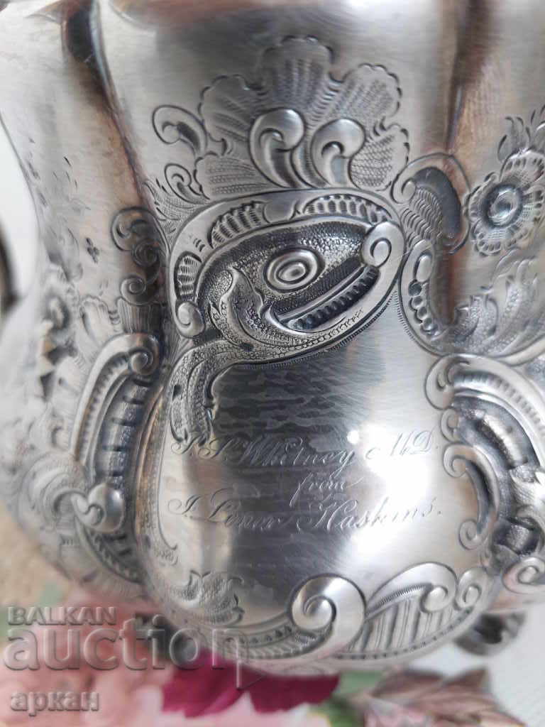 solid silver sugar bowl 612 grams with price 2000.00 BGN | € 1022.58