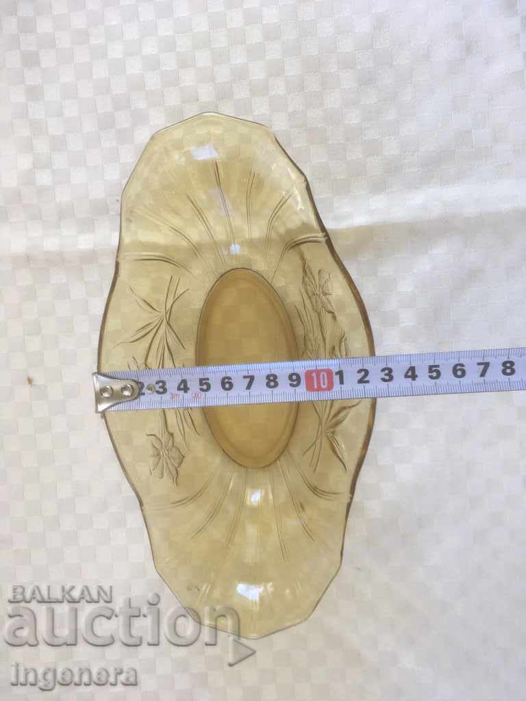 COURT SALATIER GLASS COLORED THICK RELIEF BEAUTY FROM THE 60'S - 7