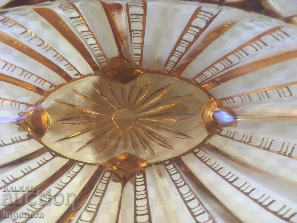 BOWL FRUIT BREAKFAST SALATIER GLASS BEAUTIFUL COURT FROM THE 60'S - 7 BOWL FRUIT BREAKFAST SALATIER GLASS BEAUTIFUL COURT FROM THE 60'S - 7