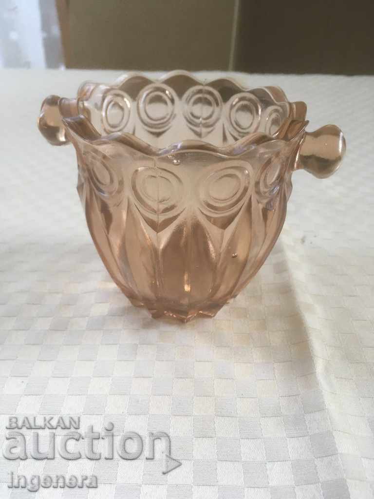 ICE CREAM GLASS THICK RELIEF COLORED RELIEF FROM SOCA with price 11.00 BGN | € 5.62 ICE CREAM GLASS THICK RELIEF COLORED RELIEF FROM SOCA with price 11.00 BGN | € 5.62