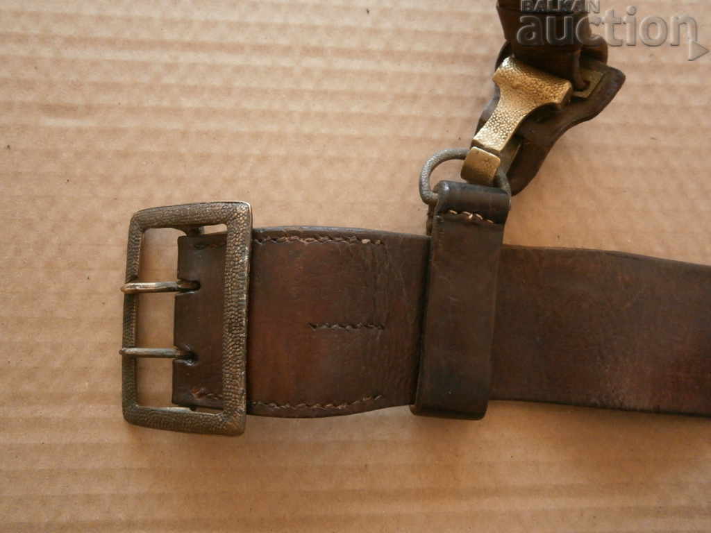 brown combat officer's belt with protube - 7 brown combat officer's belt with protube - 7