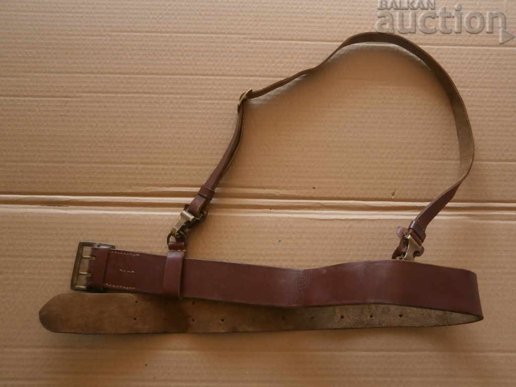 red officer's belt with protube - 6 red officer's belt with protube - 6