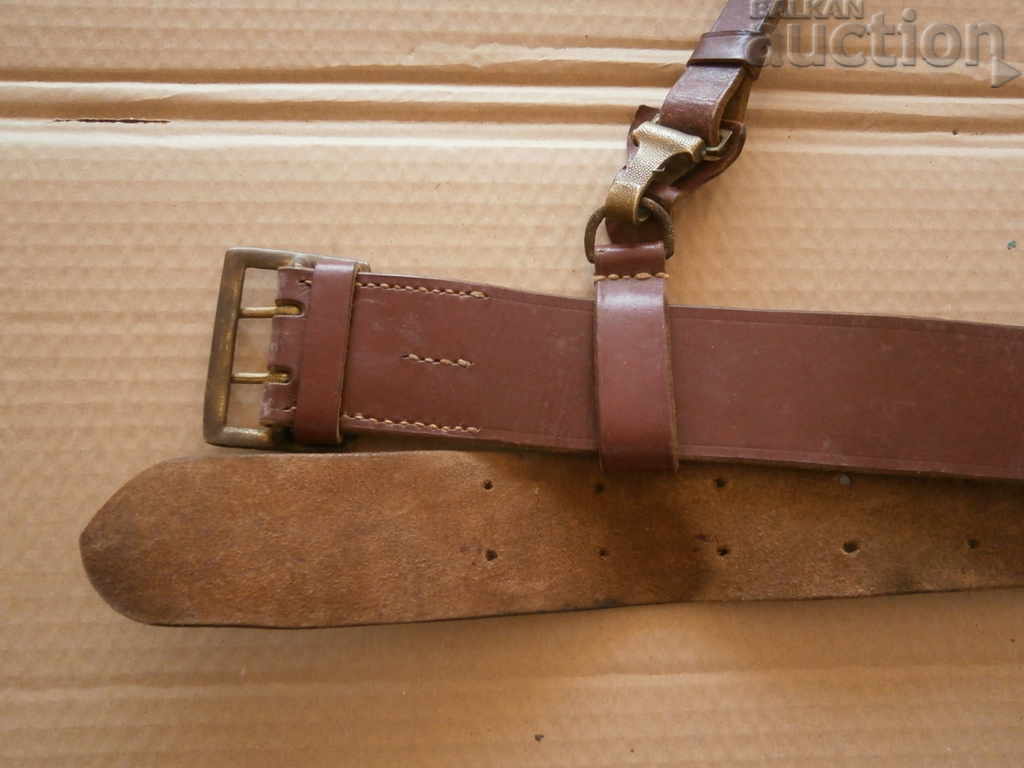 red officer's belt with protube - 7 red officer's belt with protube - 7