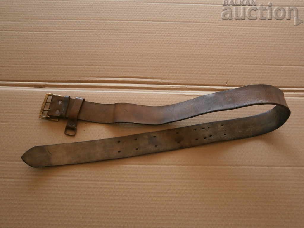 кафяв боен офицерски колан с носач за сабя БМК - 7 кафяв боен офицерски колан с носач за сабя БМК - 7