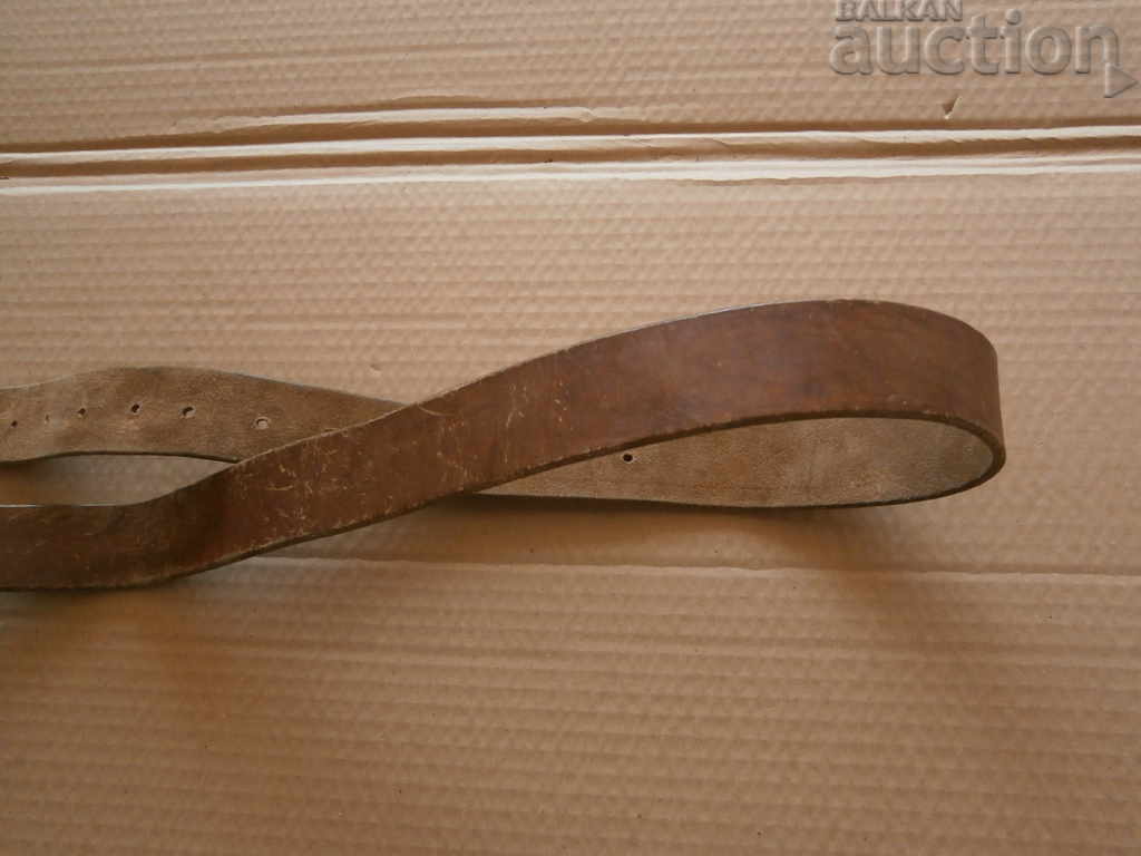 BROWN military belt genuine leather - 7 BROWN military belt genuine leather - 7