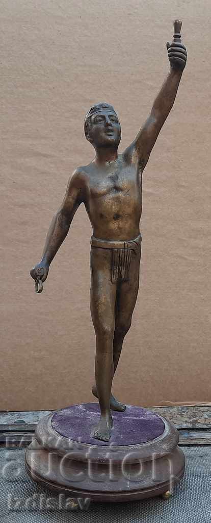 Auction German bronze award statuette Auction German bronze award statuette