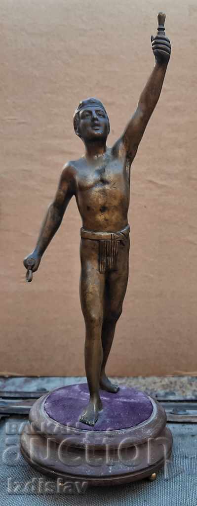 German bronze award statuette