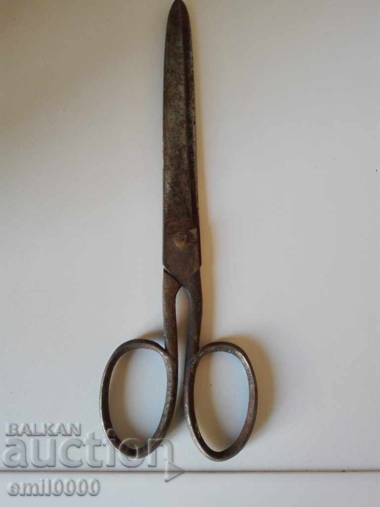 Large scissors.