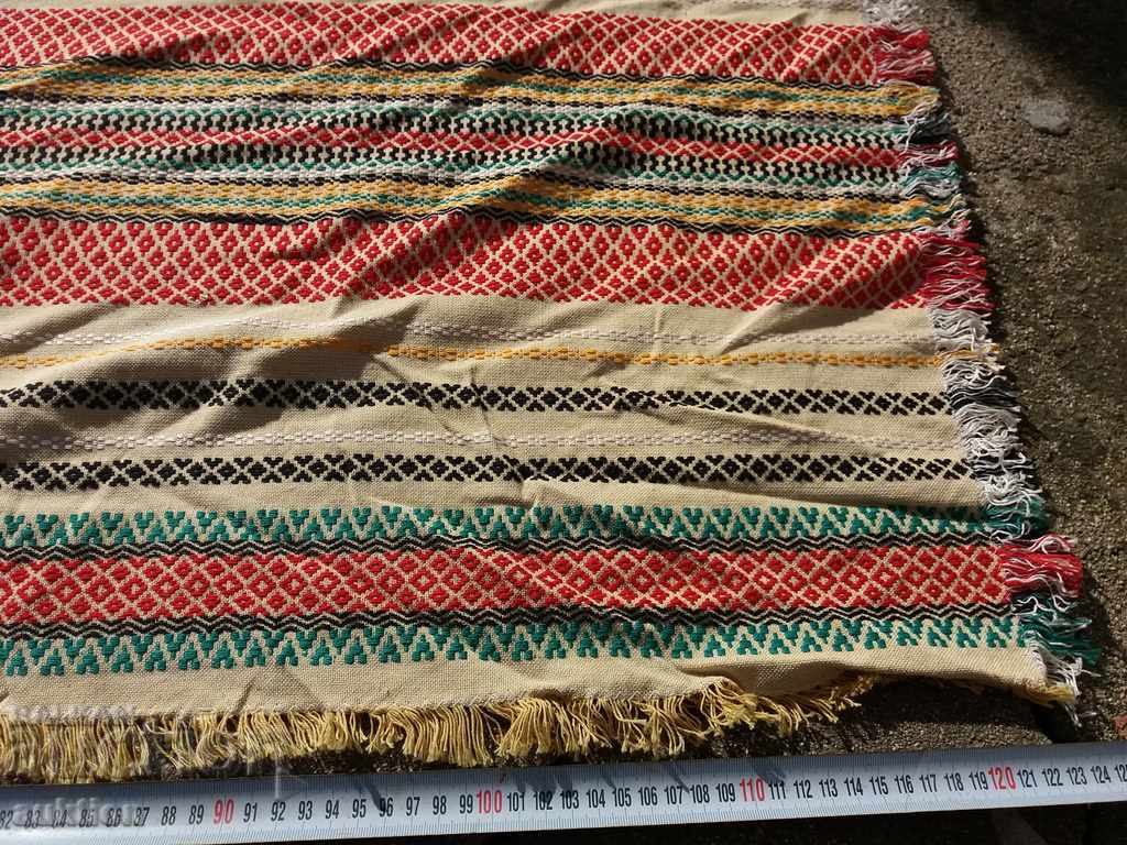Auction old woven tablecloth - revival Auction old woven tablecloth - revival