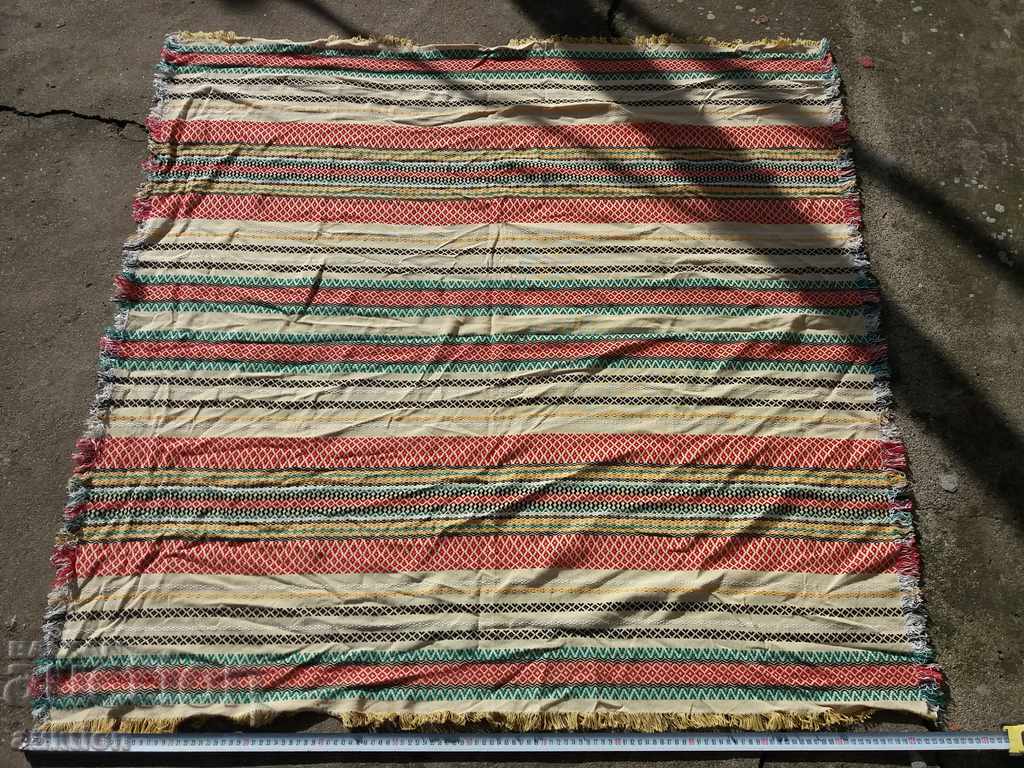 old woven tablecloth - revival