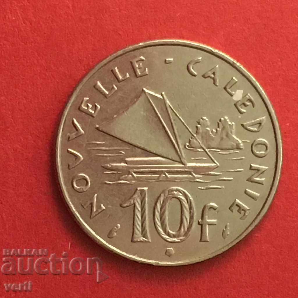10 φράγκα 1986, Νέα Καληδονία