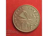 10 francs 1986, New Caledonia