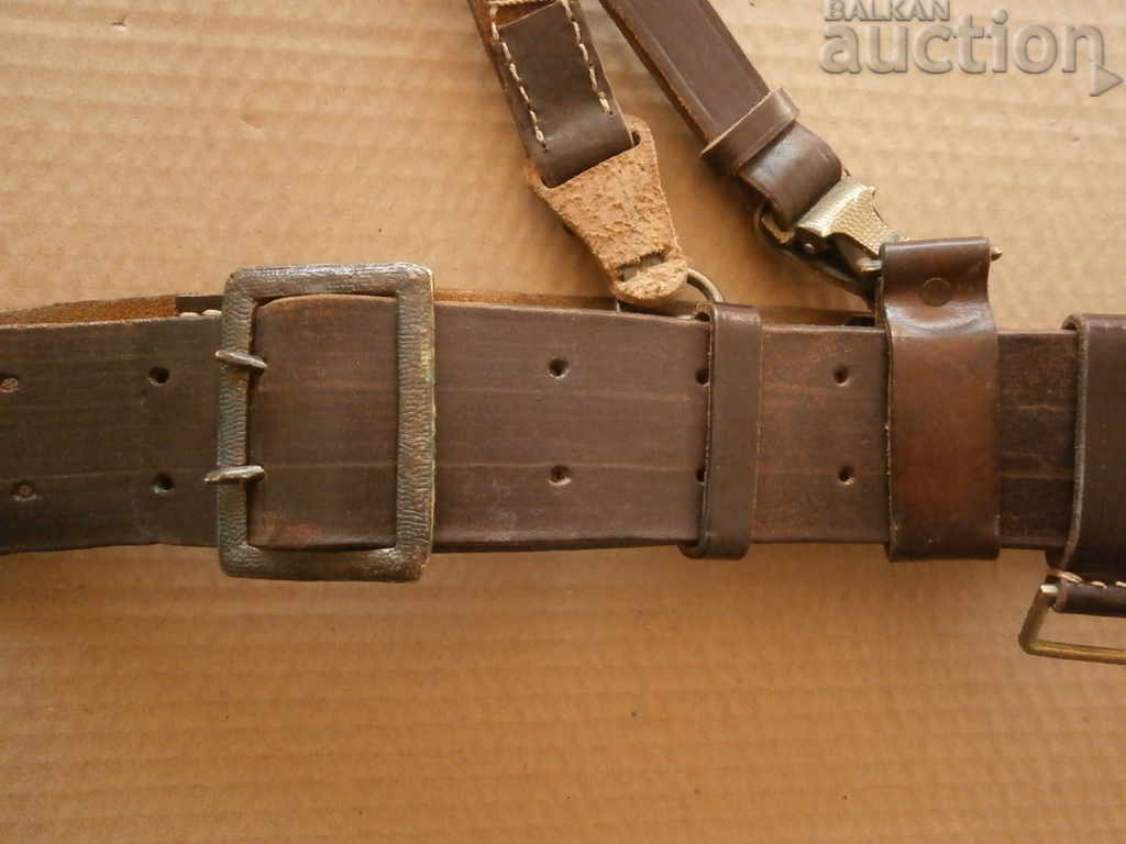 officer's belt with protube belt strap Kingdom of Bulgaria with price 75.00 BGN | € 38.35