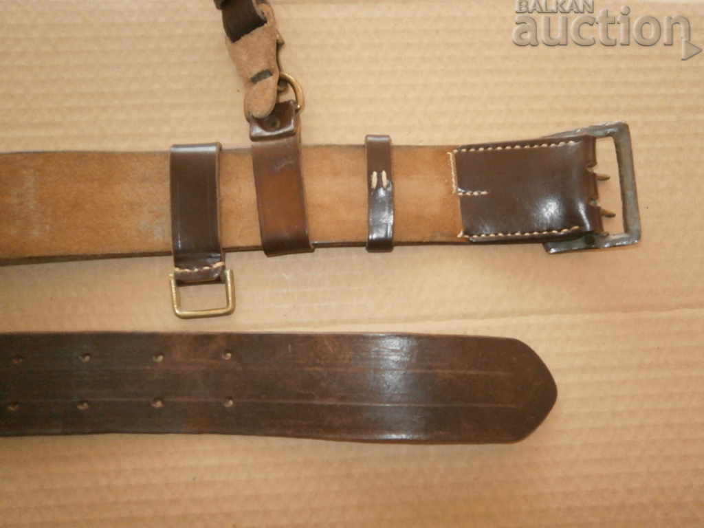 Delivery of officer's belt with protube belt strap Kingdom of Bulgaria