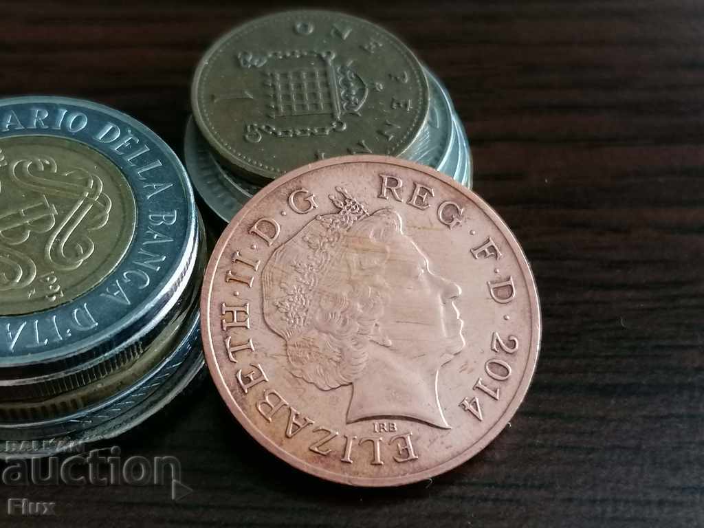 Coin - UK - 2 pence | 2014 with price 0.85 BGN | € 0.43 Coin - UK - 2 pence | 2014 with price 0.85 BGN | € 0.43