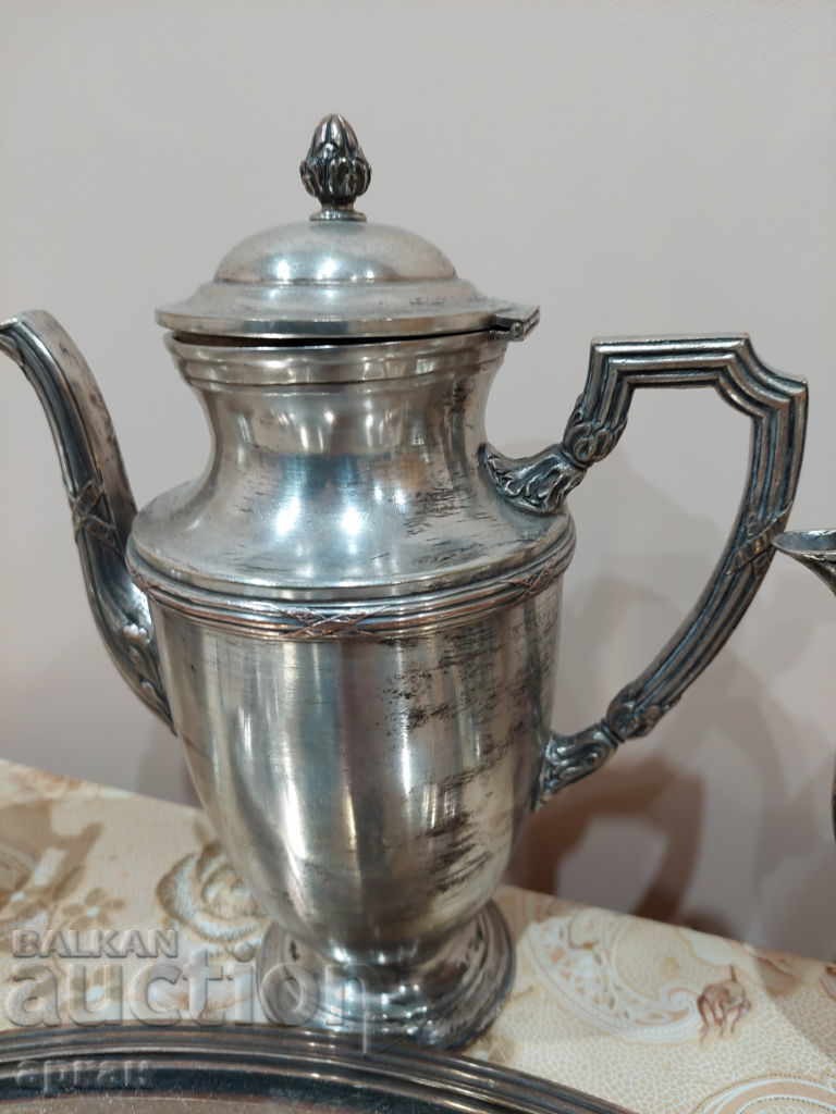 massively silver-plated tea set - France - 7 massively silver-plated tea set - France - 7