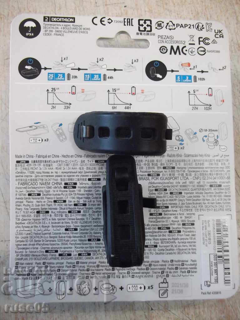 Auction KIT "ELOPS" LED HEADLIGHT AND BIKE STOP 110 ON BATTERIES Auction KIT "ELOPS" LED HEADLIGHT AND BIKE STOP 110 ON BATTERIES