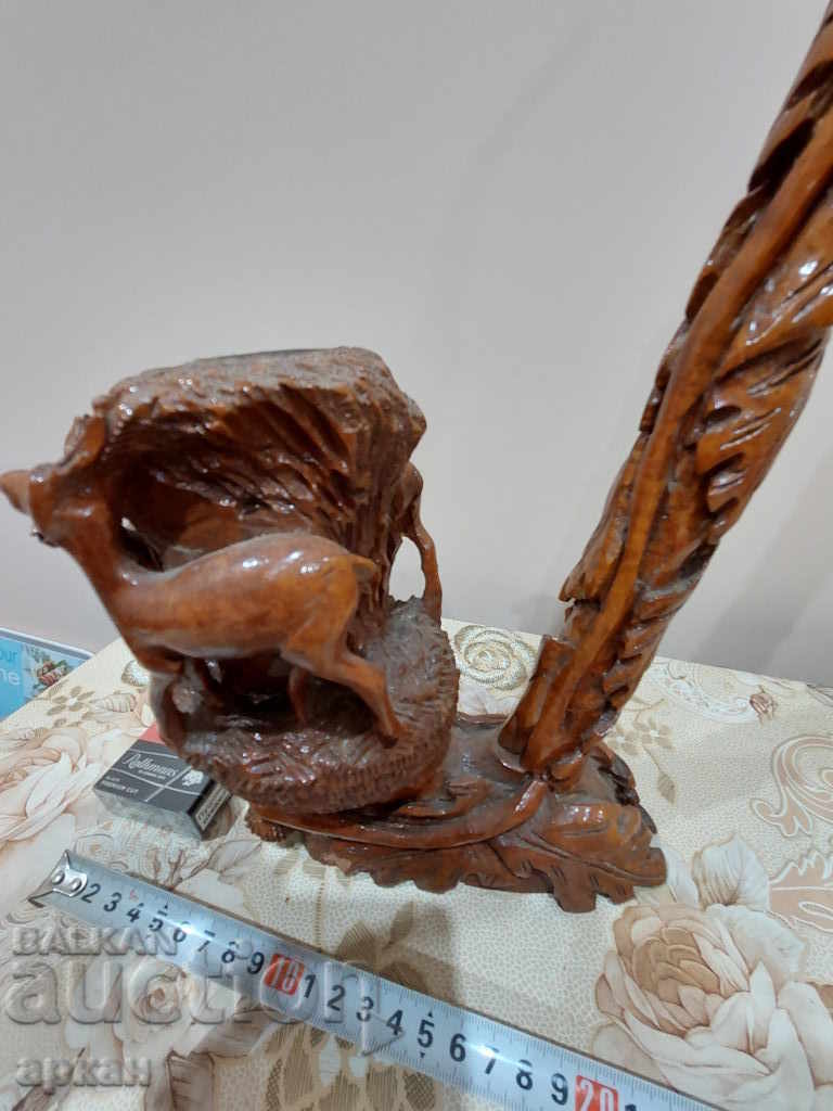 massive pipe - hookah - hand carving deer, ornaments - 5 massive pipe - hookah - hand carving deer, ornaments - 5