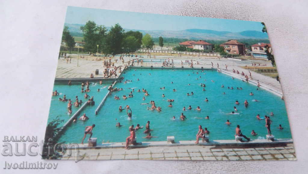 Postcard Bathroom Beach 1974