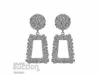 Cercei argintii cu zirconiu