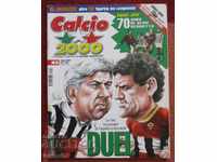 Revistă de fotbal Calcio 2000 iunie 2001