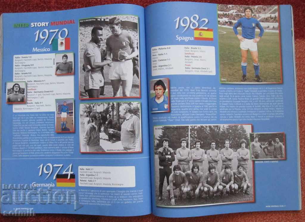 football magazine inter june 2006 with price 15.00 BGN | € 7.67 football magazine inter june 2006 with price 15.00 BGN | € 7.67