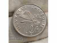 New Caledonia 10 Francs 2012 Rare!