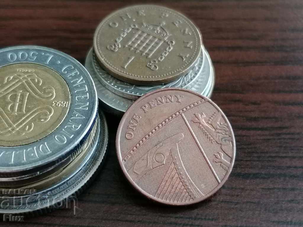 Moneda - Marea Britanie - 1 banut 2008