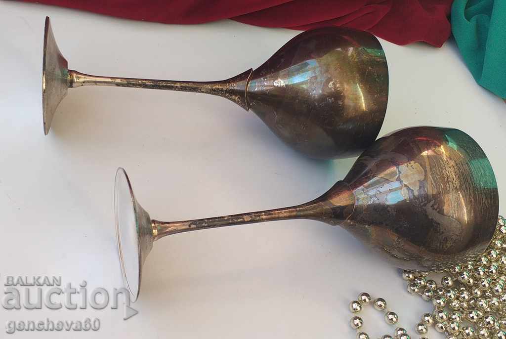 Retro wine glasses 21cm with high stem - 6 Retro wine glasses 21cm with high stem - 6