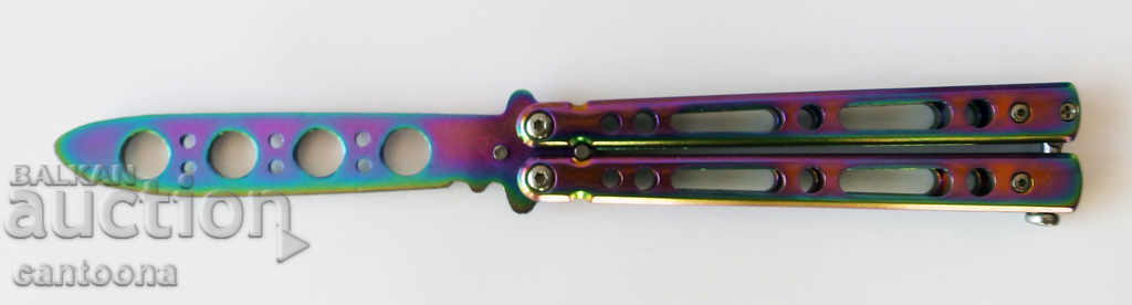 Butterfly knife - butterfly training chameleon N565 with price 12.98 BGN | € 6.64 Butterfly knife - butterfly training chameleon N565 with price 12.98 BGN | € 6.64