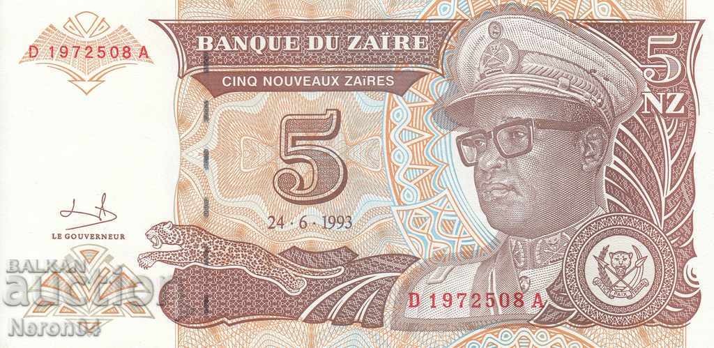 5 Zaire 1993, Zaire