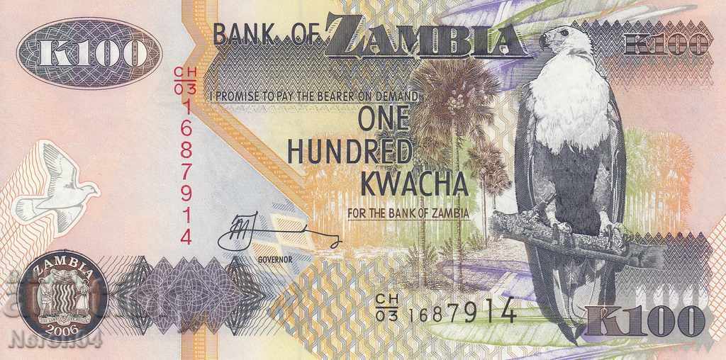 100 Kwacha 2006, Zambia