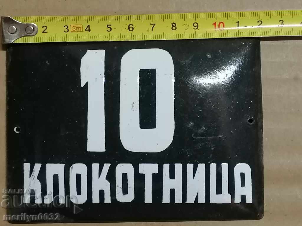 Auction Enameled plate, plate Auction Enameled plate, plate