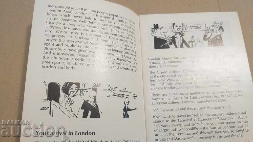 Scandinavian Airlines / SAS. London. 1971 - 5 Scandinavian Airlines / SAS. London. 1971 - 5